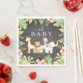 Oh Baby Baby shower Papier Napkins Servet (Insitu)