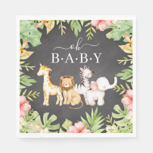 Oh Baby Baby shower Papier Napkins Servet