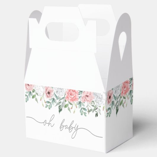 OH BABY, BABY SHOWER PARTY LEVERT SERVETTEN PAPIER BEDANKDOOSJES (Geopend)