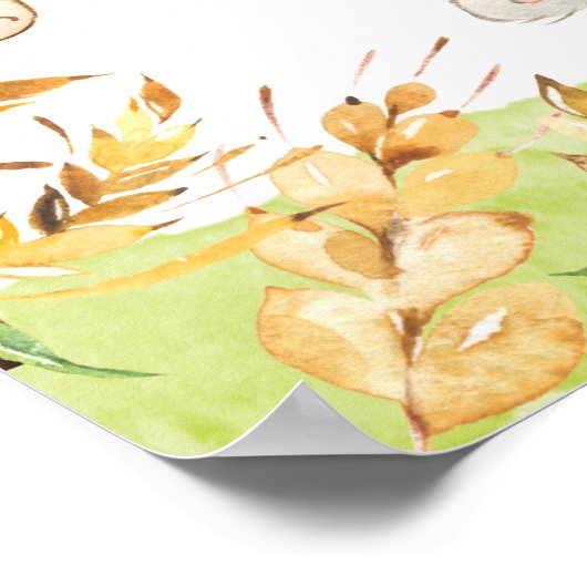 Oh Baby Baby shower Poster (Hoek)