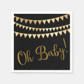 Oh Baby Baby shower Servet (Voorkant)