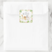 Oh Baby Baby shower Square Sticker (Tas)