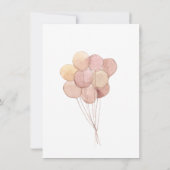 Oh Baby, Baby shower Uitnodiging (Achterkant)