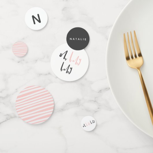 Oh baby baby twin baby shower confetti (Groep)