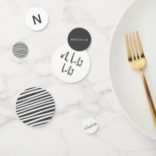 Oh baby baby twin baby shower confetti