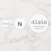 Oh baby baby twin baby shower confetti (Voorkanten)