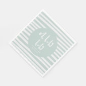 Oh baby baby twin baby shower servetten (Hoek)