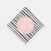 Oh baby baby twin baby shower servetten (Hoek)