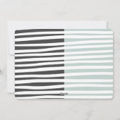 Oh baby baby twin baby shower uitnodiging (Achterkant)