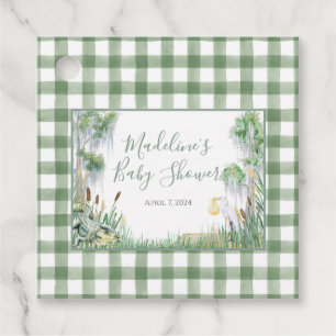Oh Baby Bayou Swamp Baby shower Favorietentjes Bedankjes Labels