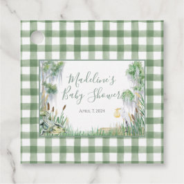 Oh Baby Bayou Swamp Baby shower Favorietentjes Bedankjes Labels