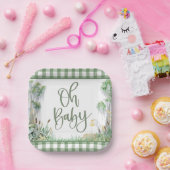 Oh Baby Bayou Swamp Baby shower Papieren Bordje (Feest)