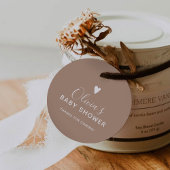 Oh Baby Beige Dank u Bedankjes Labels