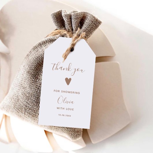 Oh Baby Beige Dank u Cadeaulabel