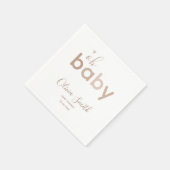 Oh Baby Beige Neutraal Servet (Hoek)