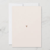 Oh Baby Beige Neutrale Babyborrel Kaart (Achterkant)