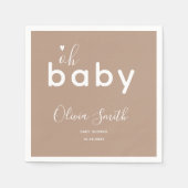 Oh Baby Beige Servet (Voorkant)