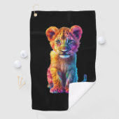 Oh Baby Big Cat Cub Golfhanddoek (Insitu)