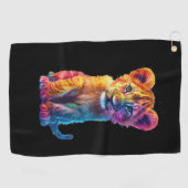Oh Baby Big Cat Cub Golfhanddoek (Horizontaal)