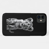 Oh Baby Big Cat Cub Grey Case-Mate iPhone Case (Achterkant (horizontaal))