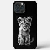 Oh Baby Big Cat Cub Grey Case-Mate iPhone Case (Achterkant)