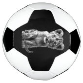 Oh Baby Big Cat Cub Grey Voetbal (Gedraaid)