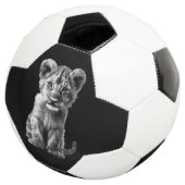 Oh Baby Big Cat Cub Grey Voetbal (Drie kwart)