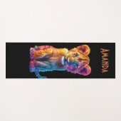 Oh Baby Big Cat Cub Persoonlijk Yogamat (Voorkant (horizontaal))