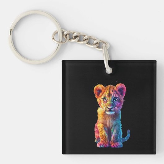 Oh Baby Big Cat Cub Sleutelhanger (Voorkant)