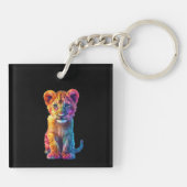 Oh Baby Big Cat Cub Sleutelhanger (Achterkant)
