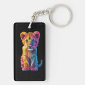 Oh Baby Big Cat Cub Sleutelhanger (achterkant)