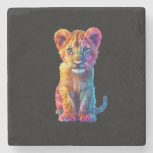 Oh Baby Big Cat Cub Stenen Onderzetter