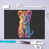 Oh Baby Big Cat Cub Tissuepapier (Craft)