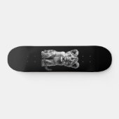 Oh Baby Big Cat Cub Zwart Persoonlijk Skateboard (Horizontaal)