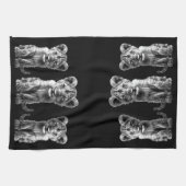 Oh Baby Big Cat Grey Cub Zwart Theedoek (Horizontaal)