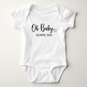Oh Baby Binnenkort aangekondigd Zwangerschap Romper