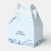 Oh Baby Blauw Clipart Favor Boxes Bedankdoosjes (Achterkant)