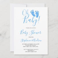 Oh Baby Blue Baby shower