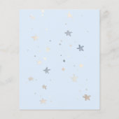 Oh Baby Blue Balloons Baby shower (Achterkant)