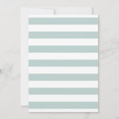 Oh Baby Blue Donut Boy Virtual Baby shower Kaart (Achterkant)