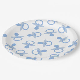 Oh Baby Blue Pacifiers Papieren Bordje