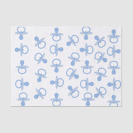 Oh Baby Blue Pacifiers Tissuepapier