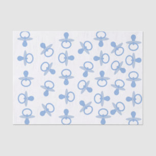 Oh Baby Blue Pacifiers Tissuepapier