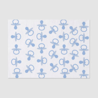 Oh Baby Blue Pacifiers Tissuepapier