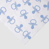 Oh Baby Blue Pacifiers Tissuepapier (Detail)