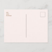 Oh Baby Blush  Bassinet Baby shower Briefkaart (Achterkant)