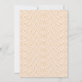 Oh Baby Blush Pink Gold Glitter Baby shower Kaart (Achterkant)