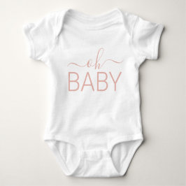 Oh Baby Bodysuit, Baby shower cadeau Bodysuit