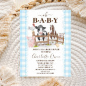Oh Baby Boerderij Land Baby shower Uitnodiging