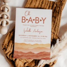 Oh Baby Boho Baby shower